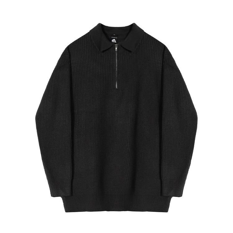 S8 No. 149 Knit Quarter Zip-Up Sweater