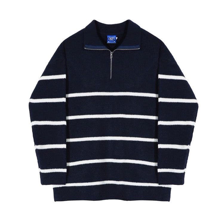 S8 No. 207 Lapel Knit Sweater
