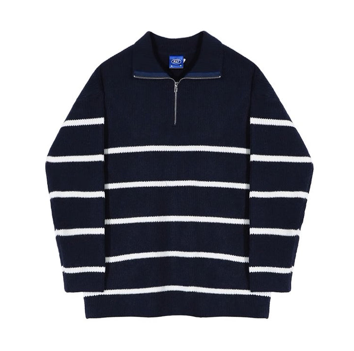 S8 No. 207 Lapel Knit Sweater