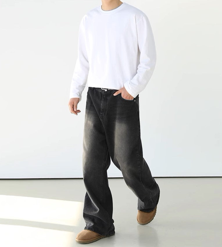 S8 No. 214 Wide-Leg Casual Jeans