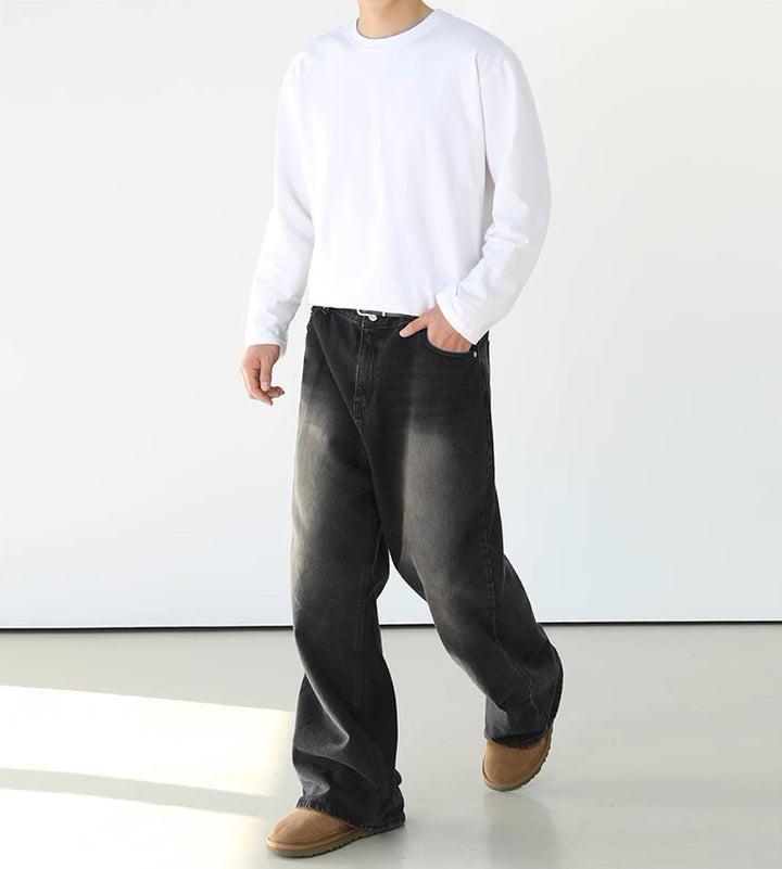 S8 No. 214 Wide-Leg Casual Jeans