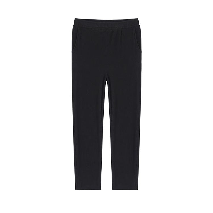 S8 No. 224 Black Short-Sleeved T-Shirt And Trousers