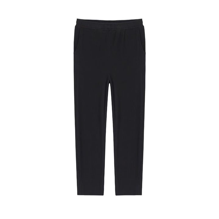 S8 No. 224 Black Short-Sleeved T-Shirt And Trousers