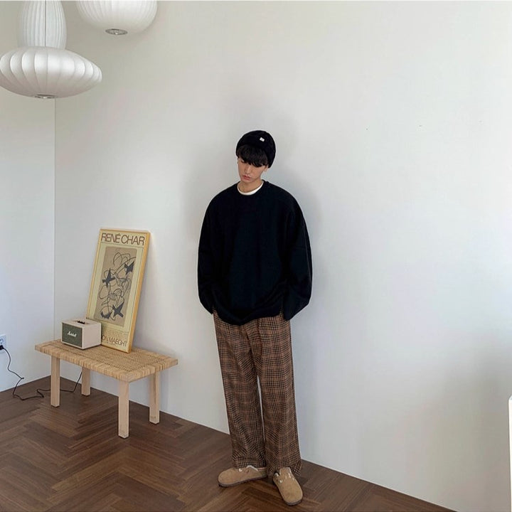 S8 No. 229 Loose Solid Color Sweater