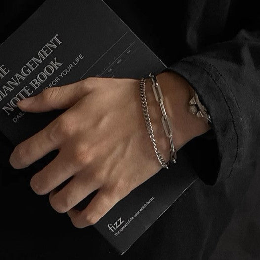 S8 No. 241 Double-Layer Chain Bracelet