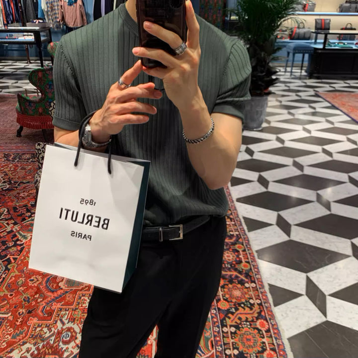 S8 No. 247 Knit Short-Sleeved T-Shirt