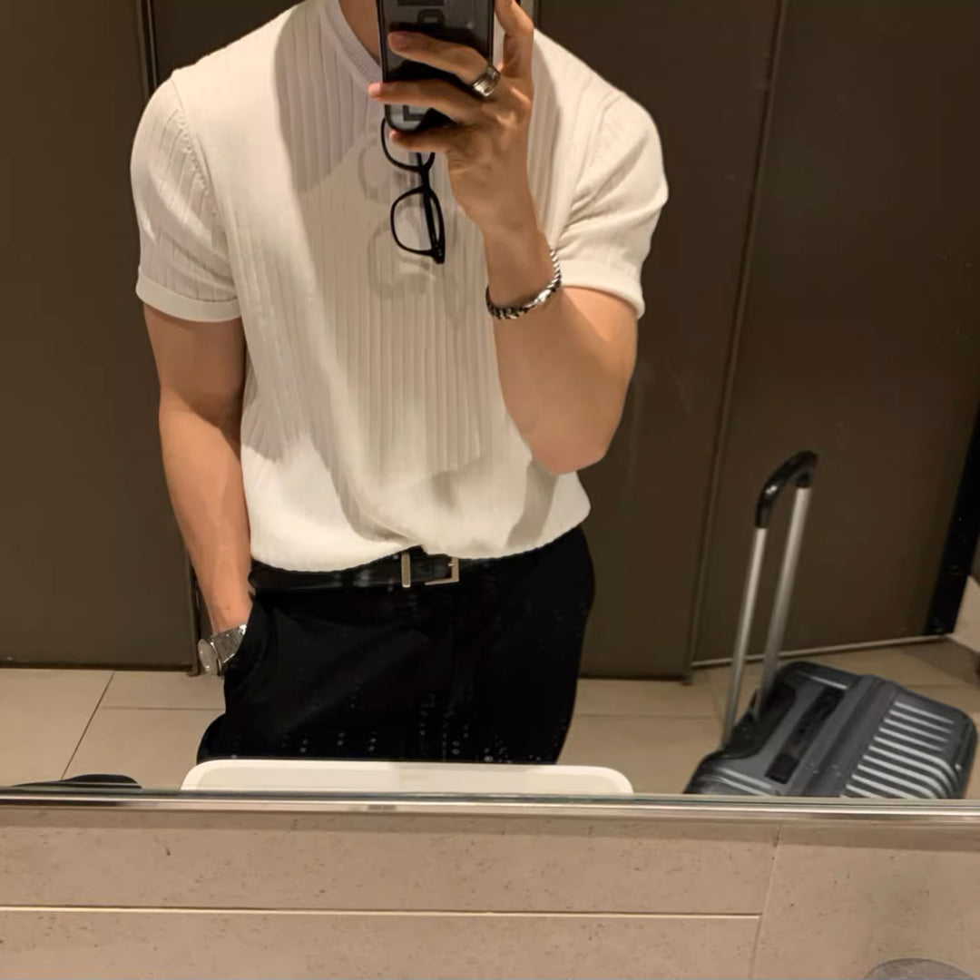 S8 No. 247 Knit Short-Sleeved T-Shirt