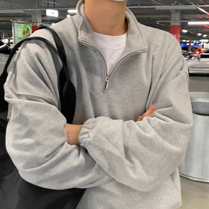 S8 No. 281 Loose Half-Zip Sweater