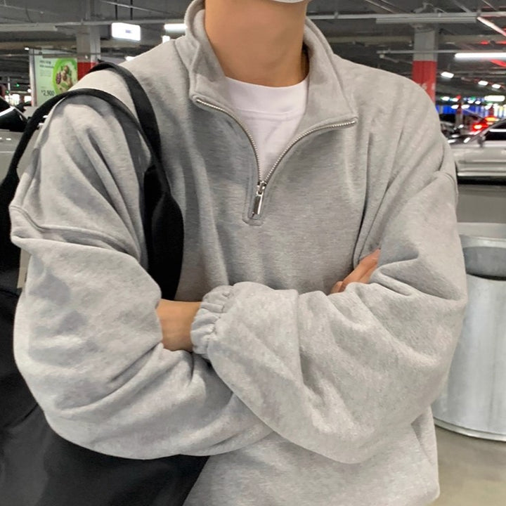 S8 No. 281 Loose Half-Zip Sweater