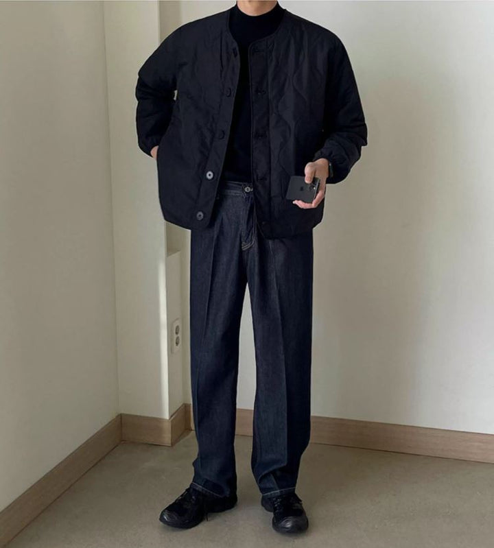 S8 No. 343 Loose Collarless Jacket