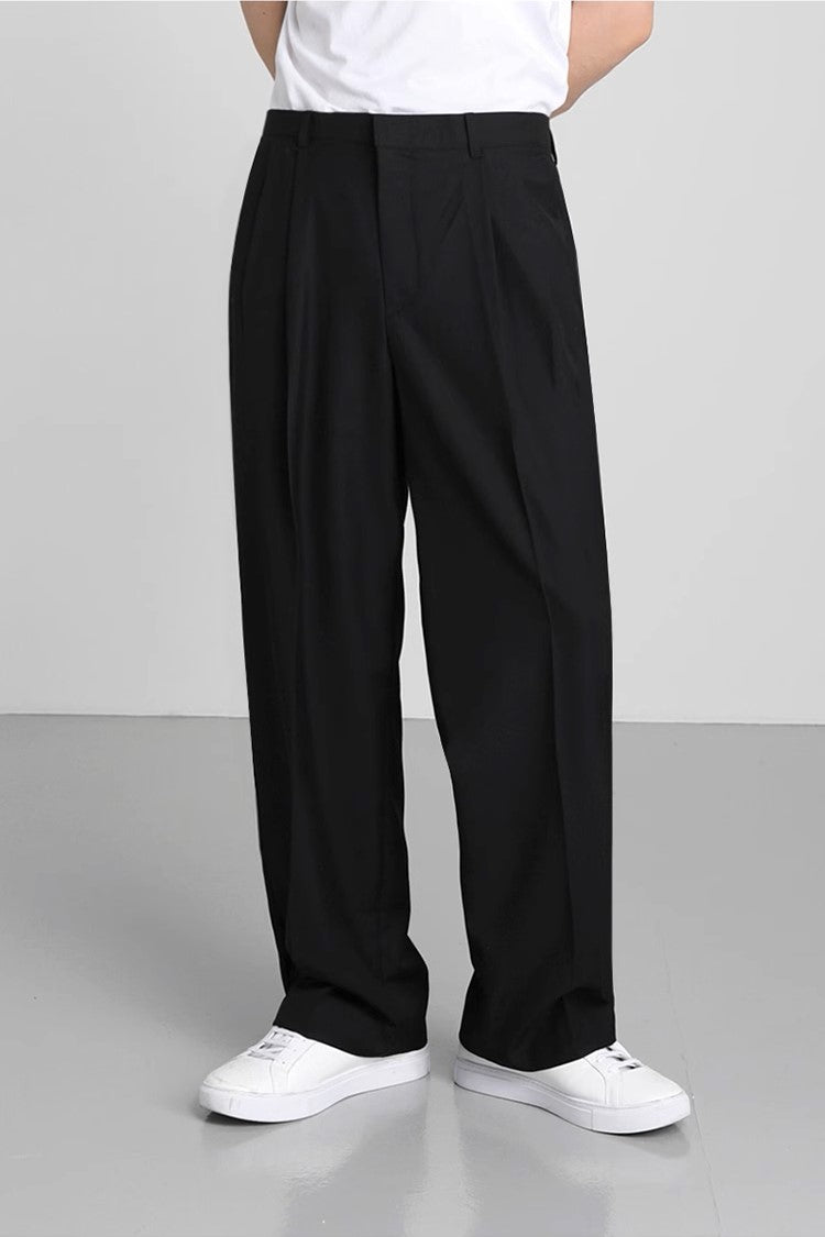 S8 No. 348  Wide-Legged Draped Trouser
