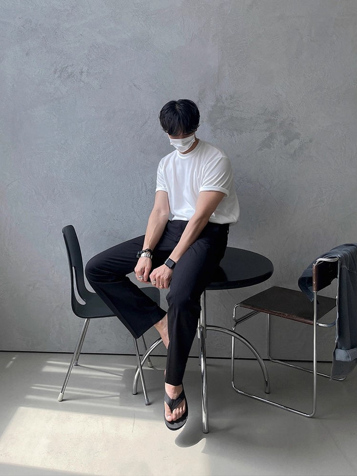 S8 No. 350 Short-Sleeved Cotton T-Shirt