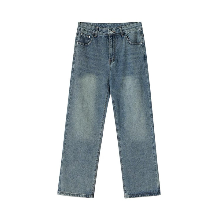 S8 No. 355 Washed Wide-Leg Jeans