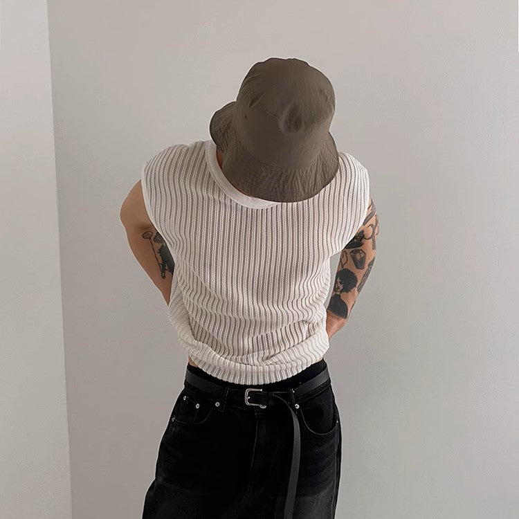 S8 No. 357 Hollow Knit Vest