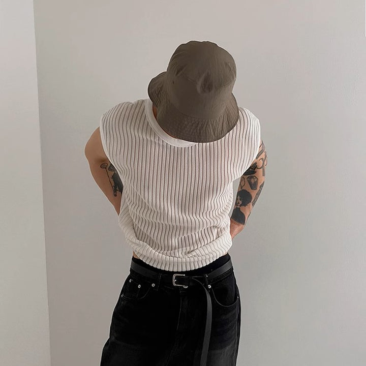 S8 No. 357 Hollow Knit Vest