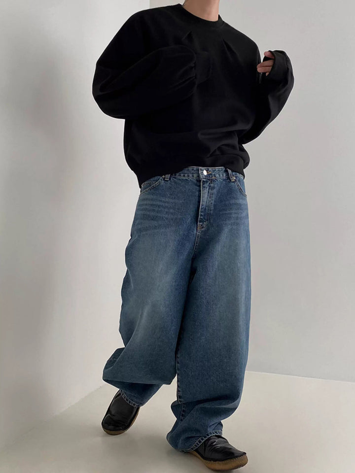 S8 No. 372 Loose Round Neck Sweatshirt