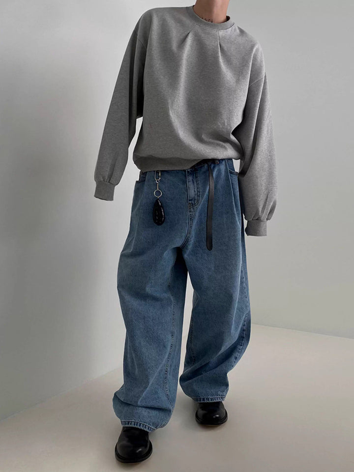 S8 No. 372 Loose Round Neck Sweatshirt
