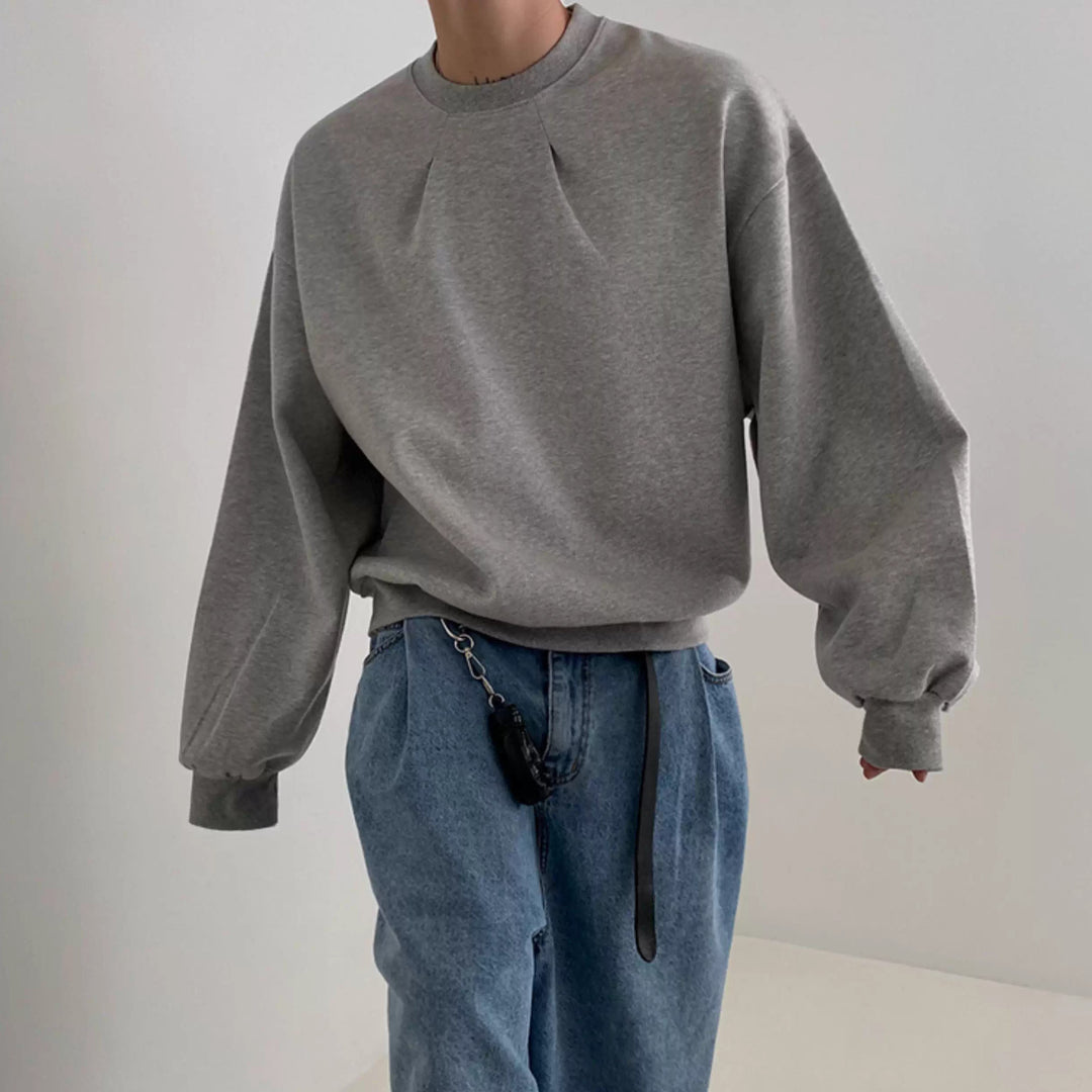 S8 No. 372 Loose Round Neck Sweatshirt