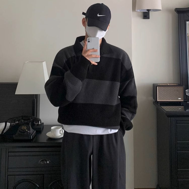 S8 No. 408 Striped Knit Sweater