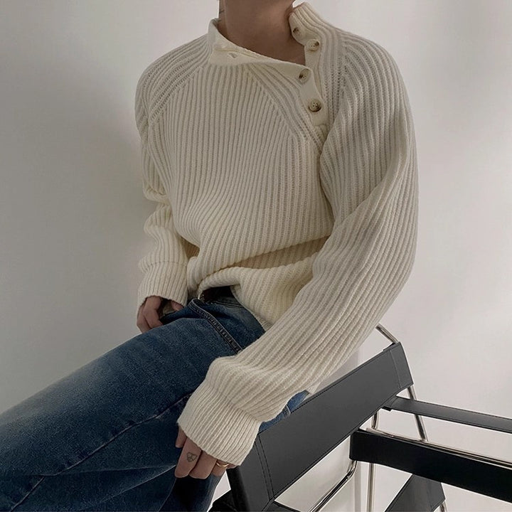 S8 No. 412 Offset Knit Sweater