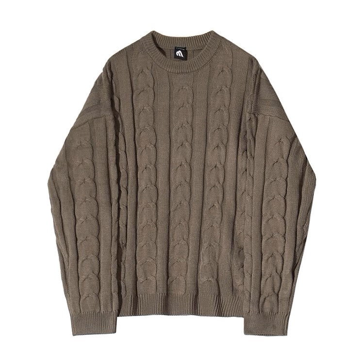 S8 No. 486 Loose Twist Knit Sweater