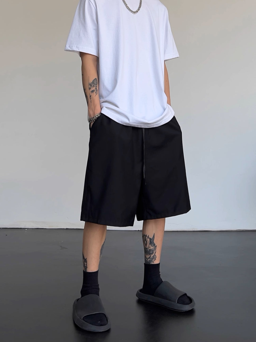 S8 No. 516 Wide Summer Zip Shorts