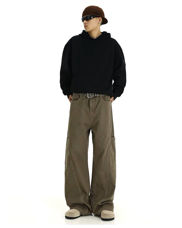S8 No. 522 Straight Patchwork Cargo Pants