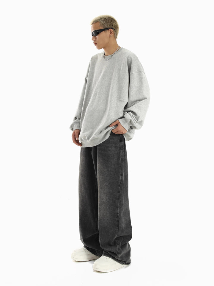 S8 No. 524 Straight Loose Drape Jeans
