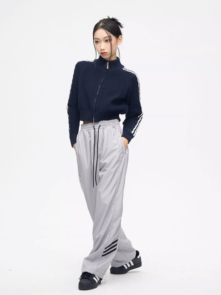 S8 No. 536 Straight Casual Striped Pants