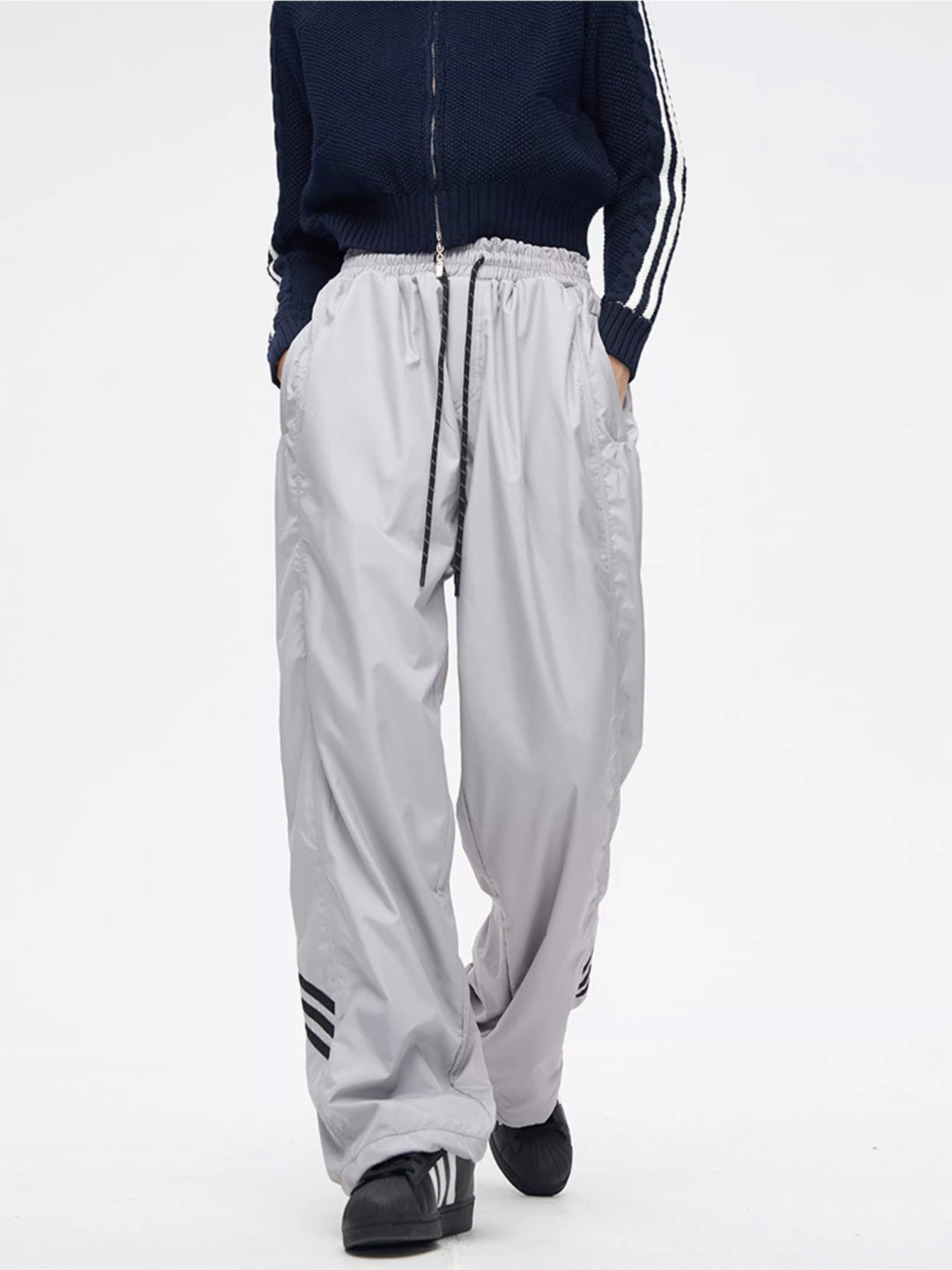 S8 No. 536 Straight Casual Striped Pants