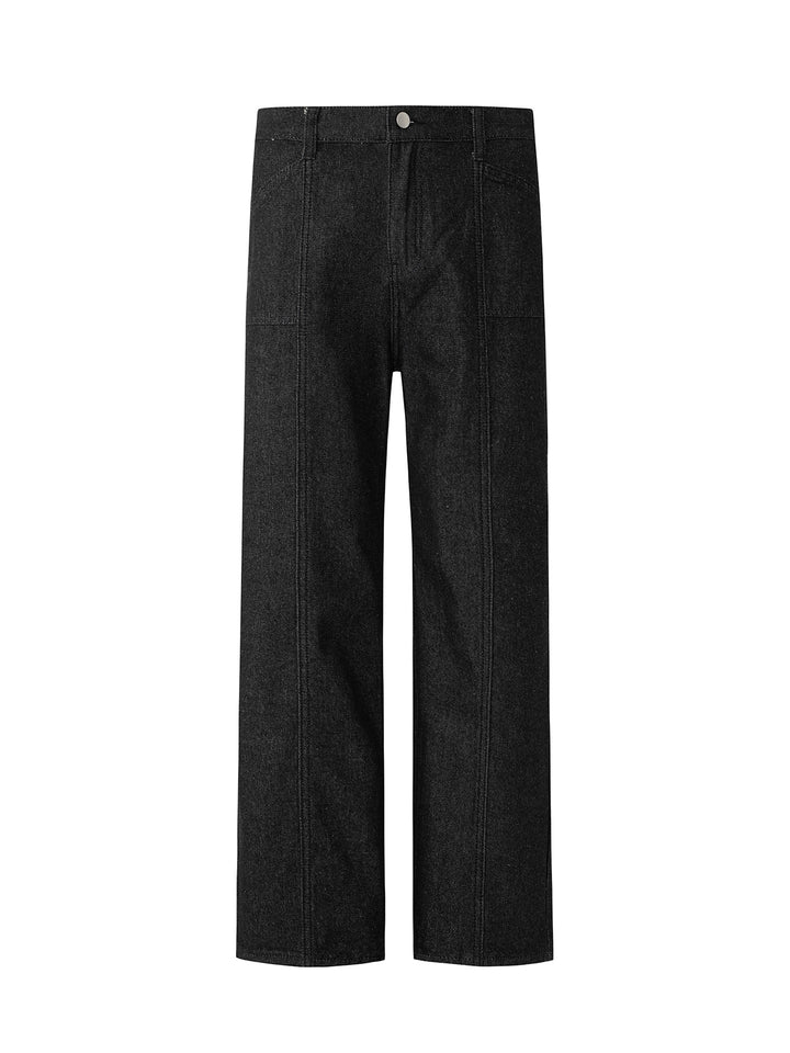 S8 No. 183 Straight Fit Washed Denim Pants