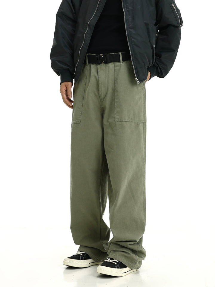 S8 No. 553 Retro Casual Flared Slacks
