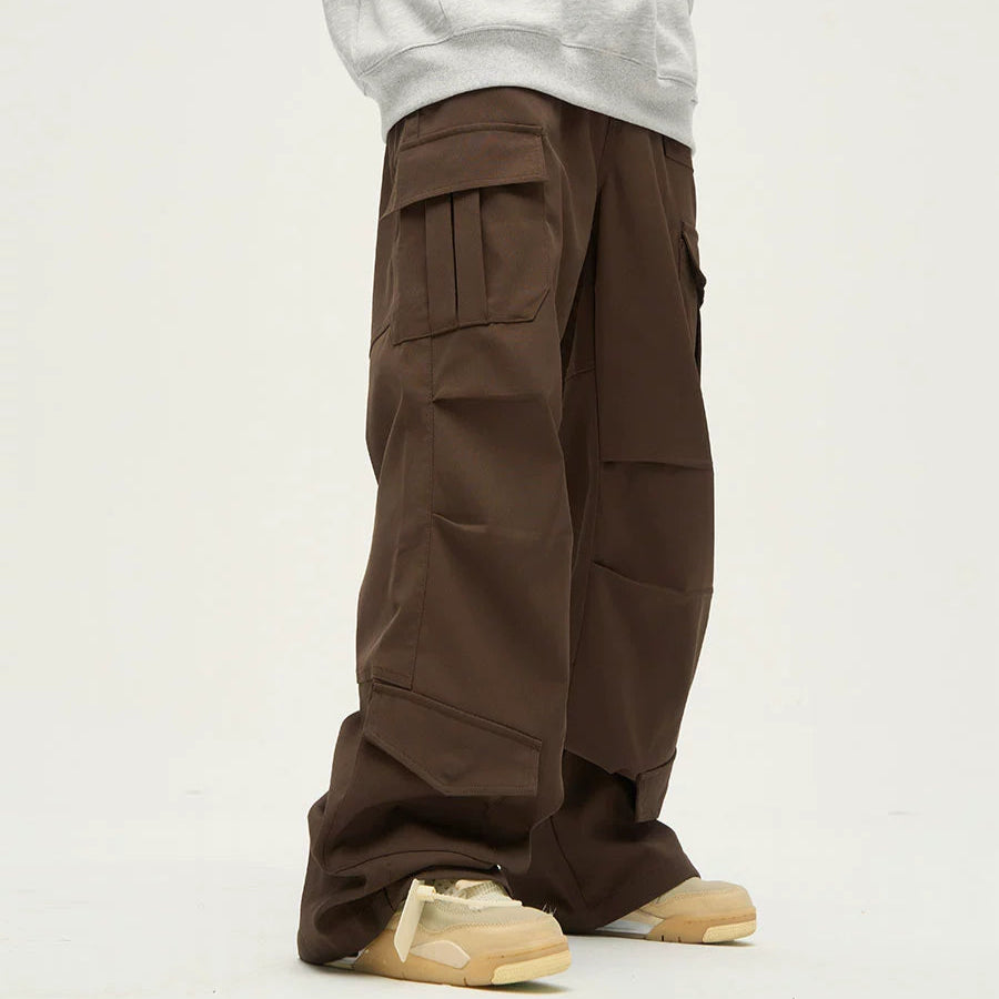 S8 No. 539 Wide Streetwear Cargo Pants
