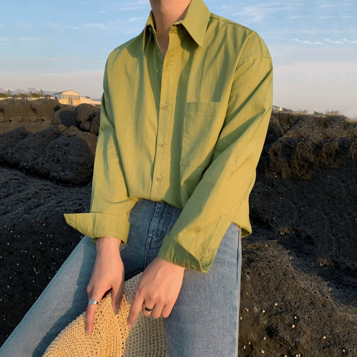 S8 No. 362 Long-Sleeved Linen Shirt