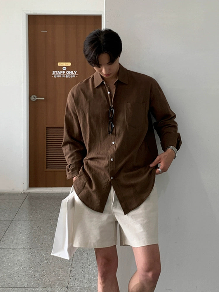 S8 No. 356 Linen Beach Shorts