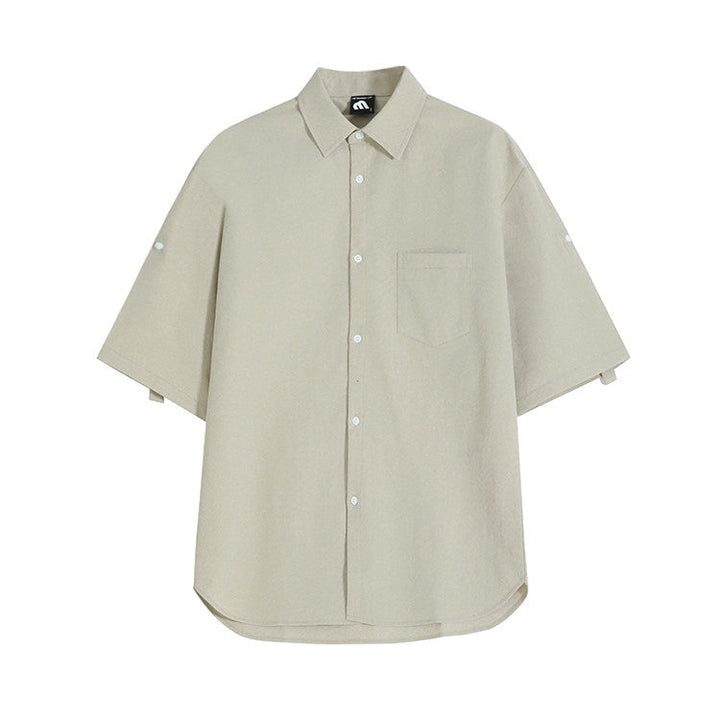 S8 No. 712 Relaxed Button-Up Short-Sleeve Shirt