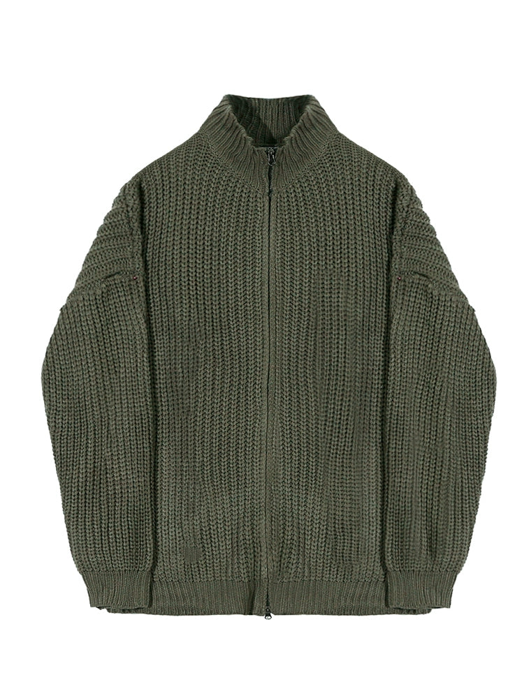S8 No. 435 Zip-Up Knit Jacket