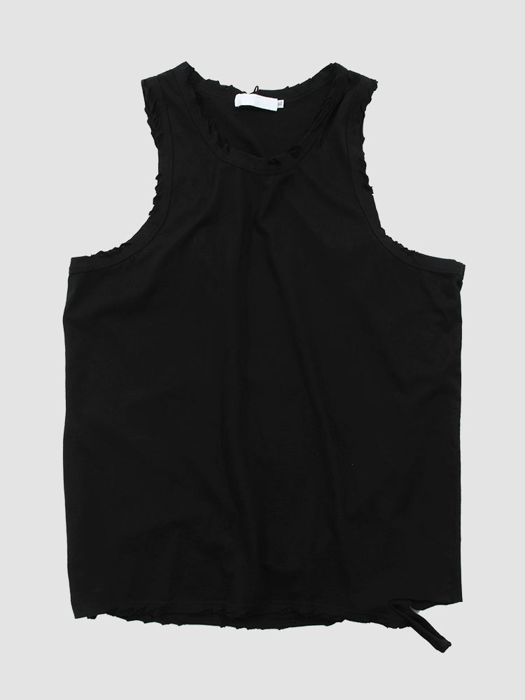 S8 No. 528 Distressed Sleeveless Summer Top