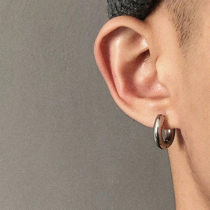 S8 No. 320 Thick Ring Earrings