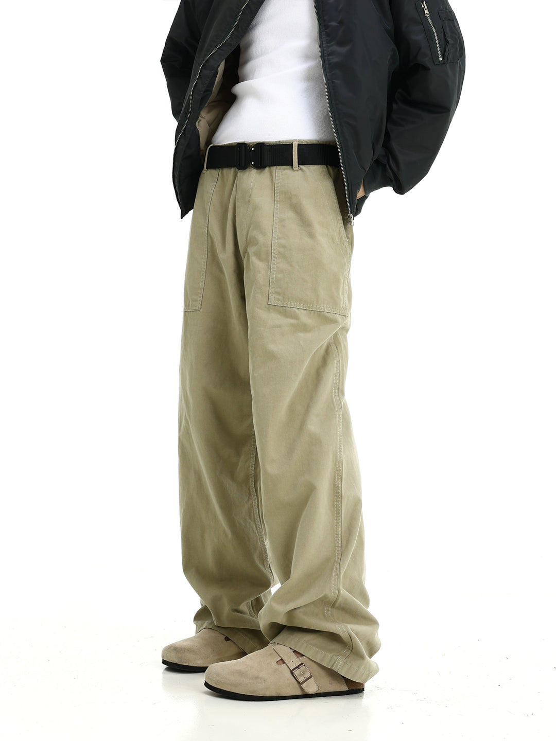 S8 No. 553 Retro Casual Flared Slacks