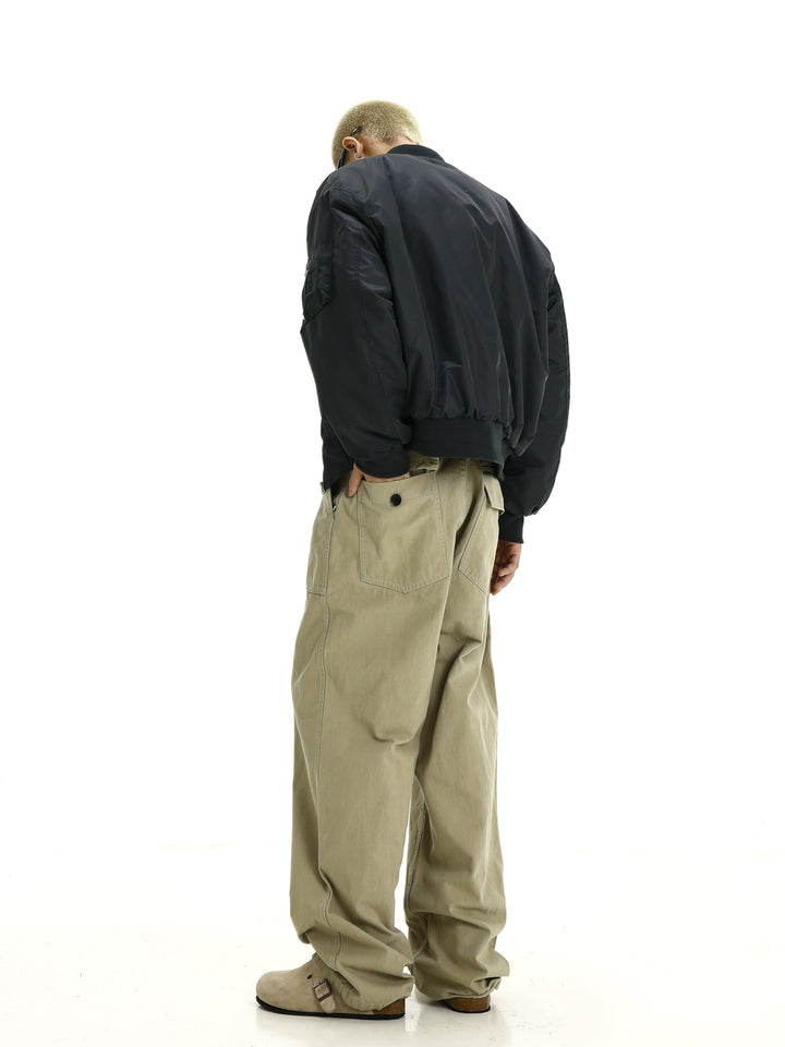S8 No. 553 Retro Casual Flared Slacks