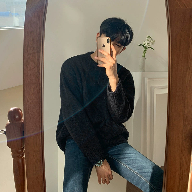 S8 No. 424 Loose Collar Sweater