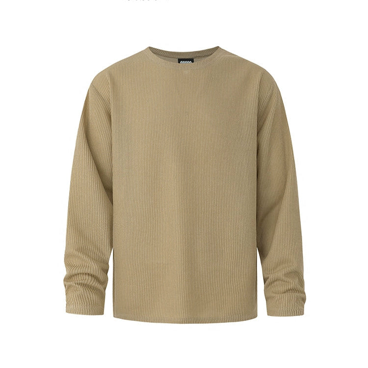 S8 No. 704 Waffle Knit Long-Sleeve Pullover