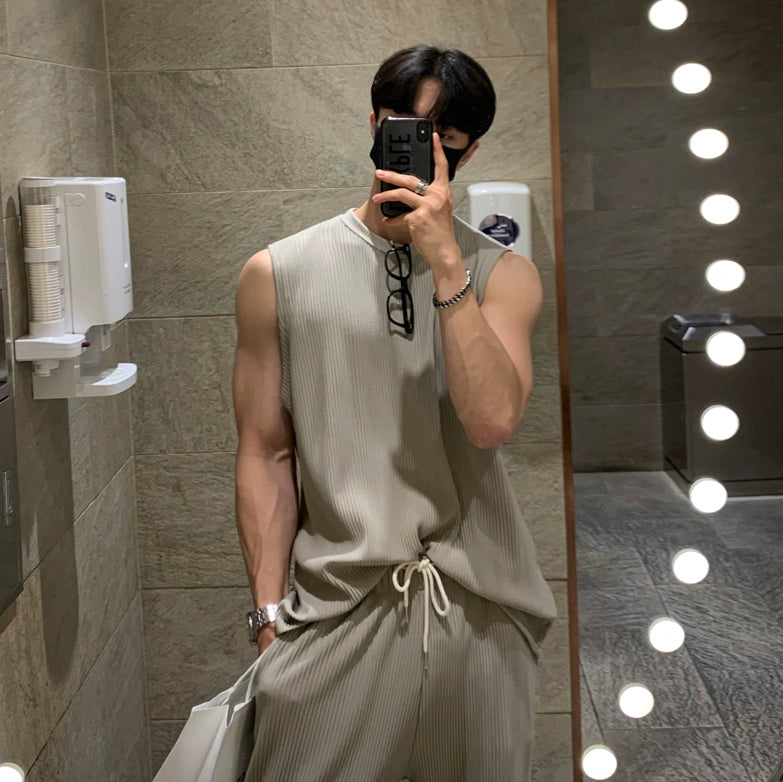 S8 No. 363 Casual Sleeveless Suit