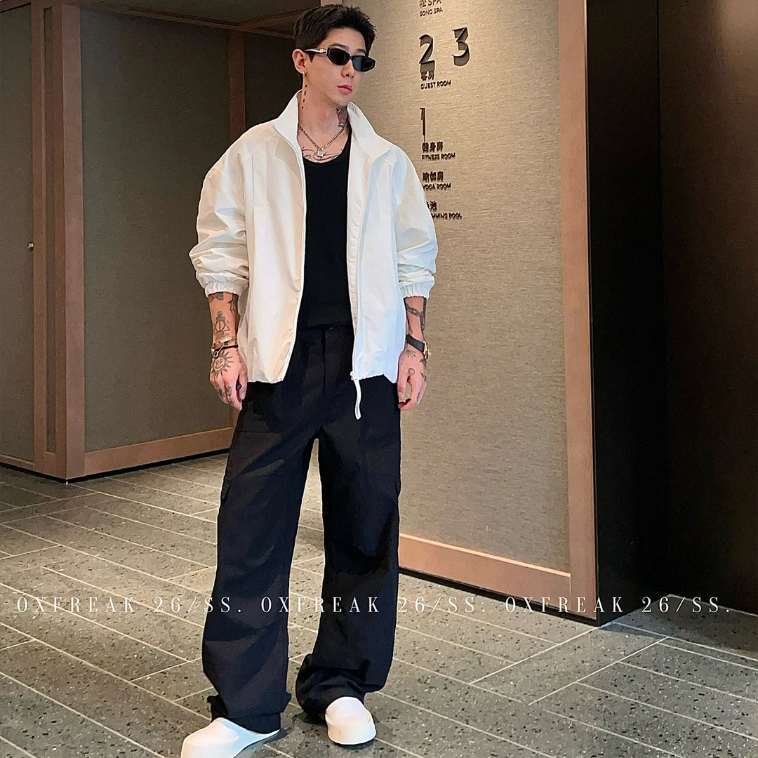 S8 No. 721 Pleated Multi-Pocket Cargo Pants by 88Society Apparel