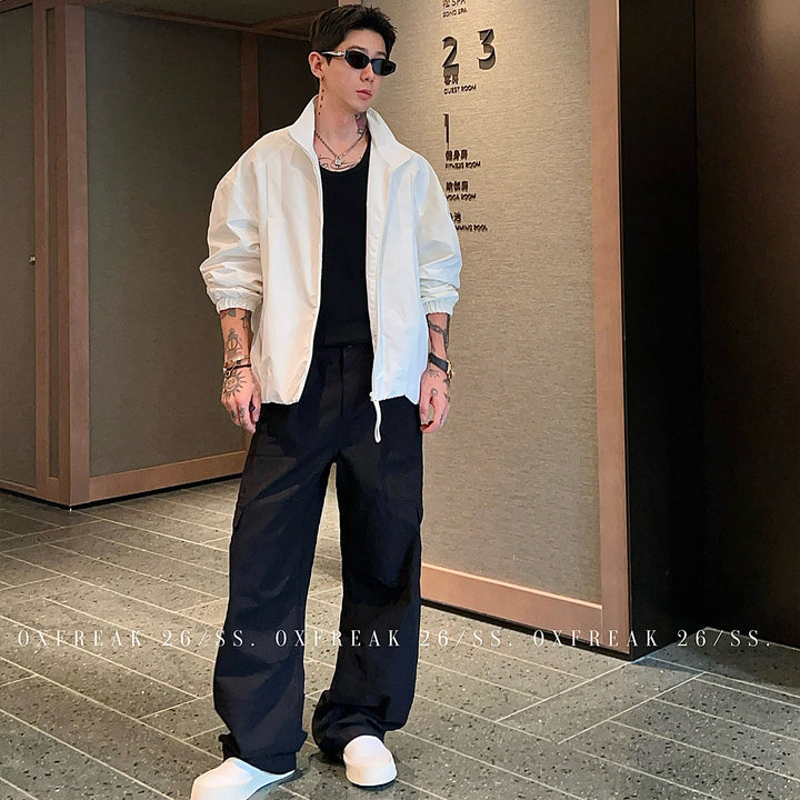 S8 No. 721 Pleated Multi-Pocket Cargo Pants by 88Society Apparel