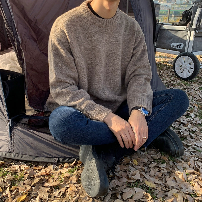 S8 No. 424 Loose Collar Sweater