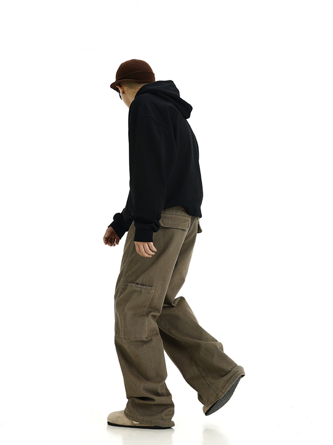 S8 No. 522 Straight Patchwork Cargo Pants