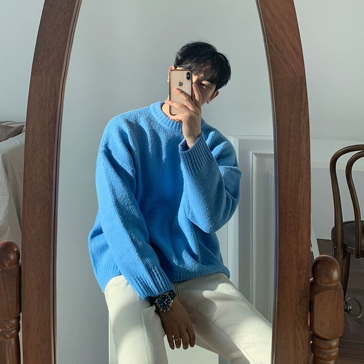 S8 No. 424 Loose Collar Sweater