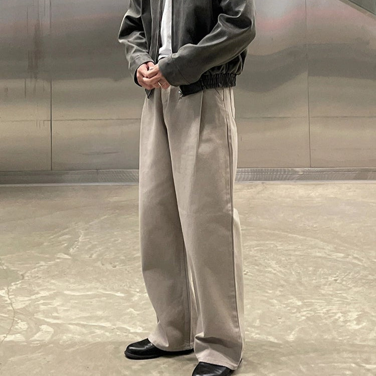 S8 No. 674 Straight-Leg Pants In Beige